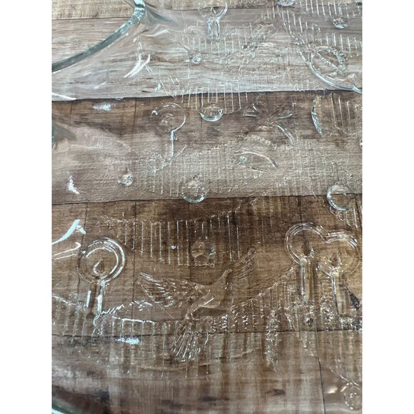 Christmas Tree Crystal Platter With Box - Picture 5 of 5